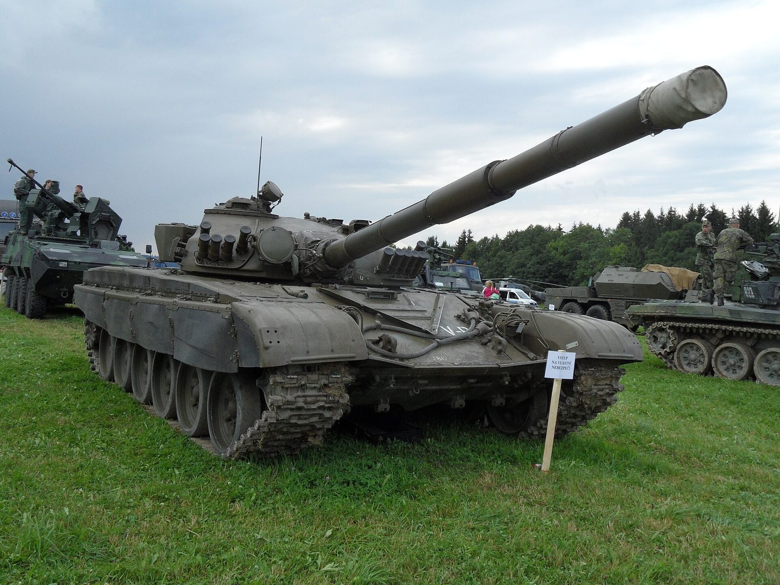 Tank na polygonu Vojenského muzea Králíky